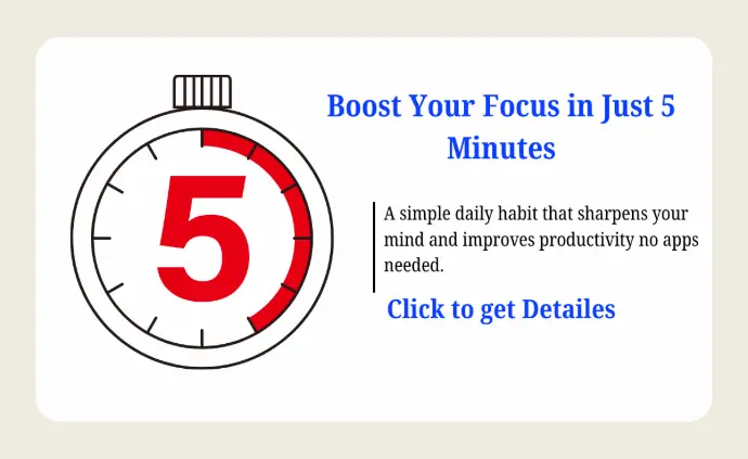  Newsletter Email (Timer/Focus): Newsletter copy focused on boosting productivity and clarity, designed for audience engagement and building authority.